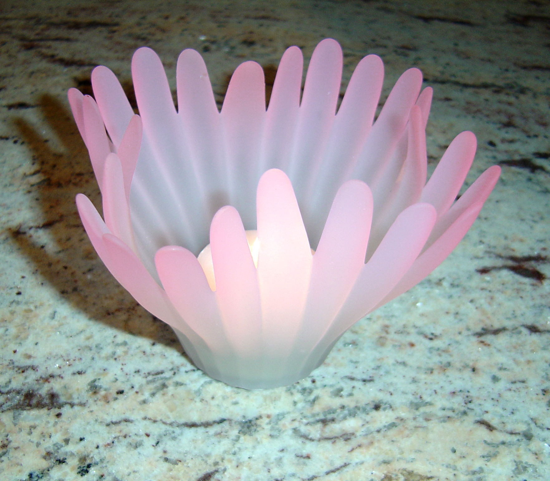 "Coral" Tea Light or Votive Lamp - Image 6